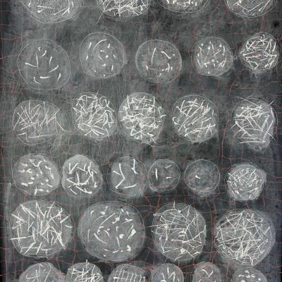 Technique mixte sur papier 150 x 118 cm 2010