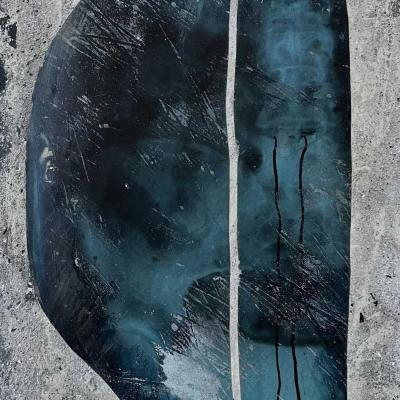 Collage Radiographie Sable Sur Carton Dans Un Ensemble De 24 Pages 04